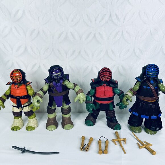 Teenage Mutant Ninja Turtles TMNT Dojo Training set Raphael, Michaelangelo Leo - Picture 3 of 12